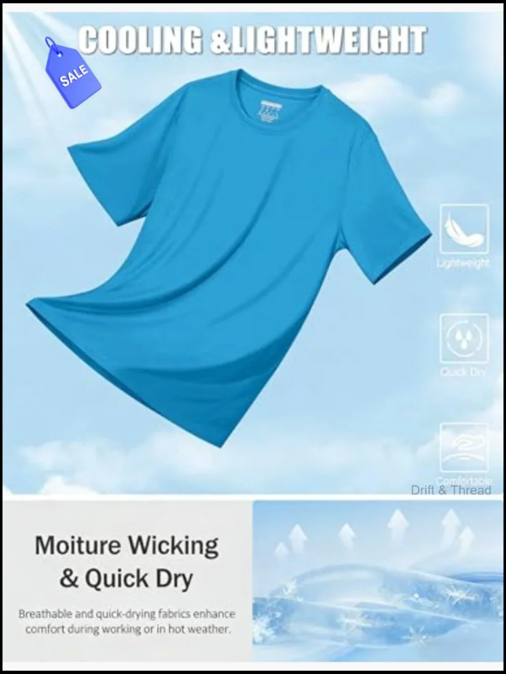 Men's Athletic Short Sleeve T-Shirts Quick Dry Fit Workout Sun Protection Swim